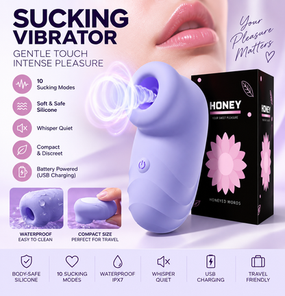 10-Mode Clitoral Suction Vibrator | Hapsy