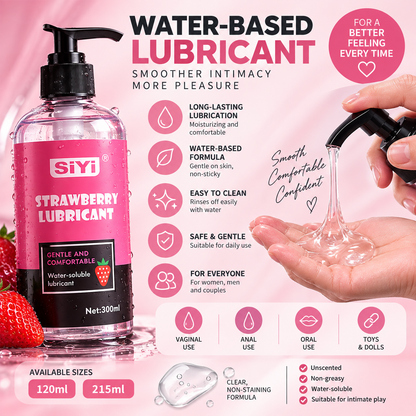 Water-Based Intimate Lubricant - Smooth & Non-Greasy | Hapsy