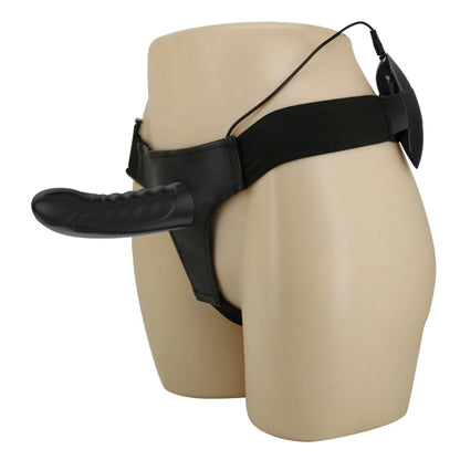 Vibrating Hollow Strap-On with Harness | Hapsy