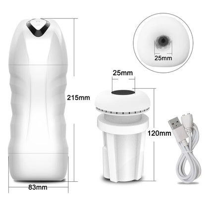 Automatic Suction & Vibration Male Masturbator | Hapsy