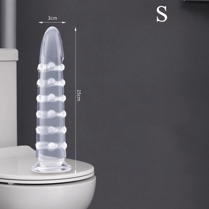 Textured Suction Cup Dildo | Hapsy