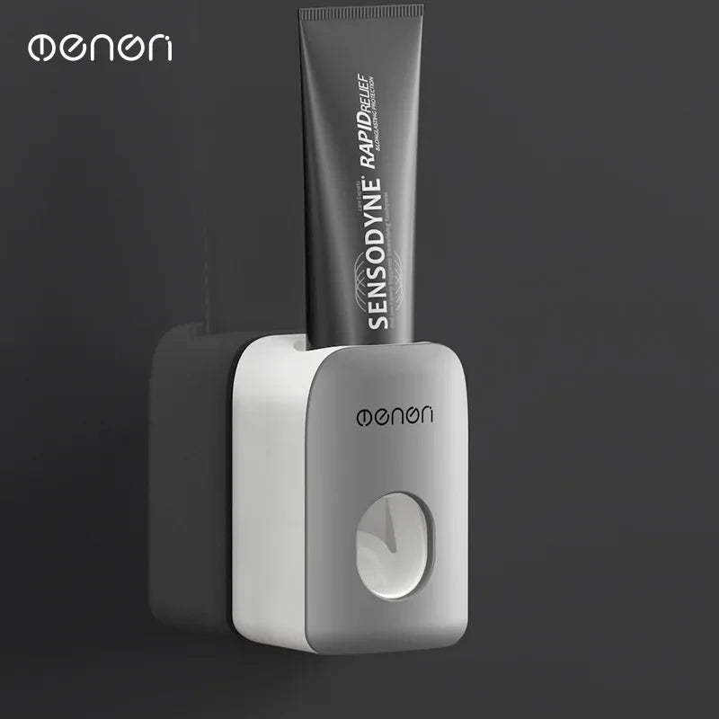 Automatic Toothpaste Squeezer Set Wall Mounted Non Perforated Toothpaste Toothbrush Storage Rack Toothpaste Rack