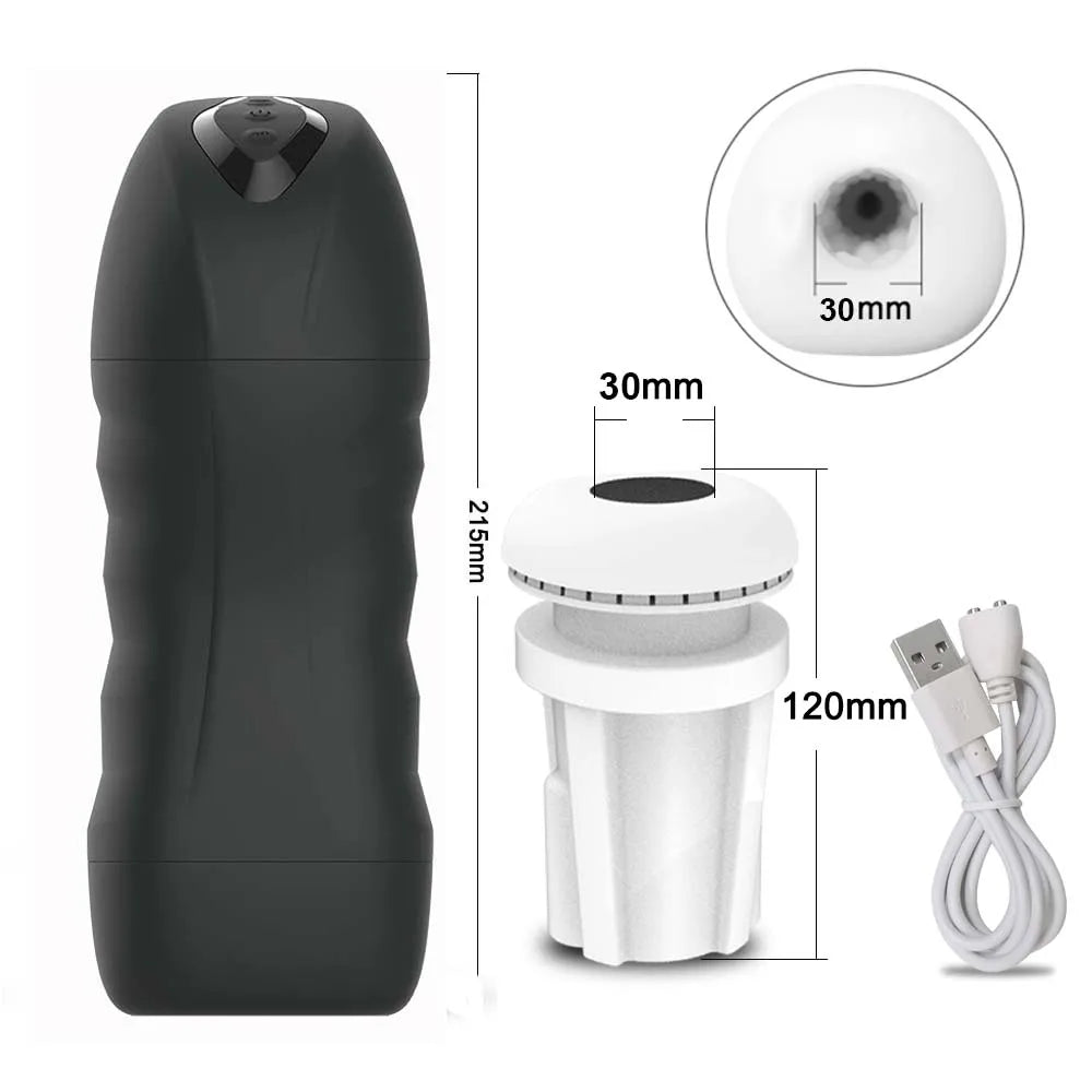 Automatic Suction & Vibration Male Masturbator | Hapsy
