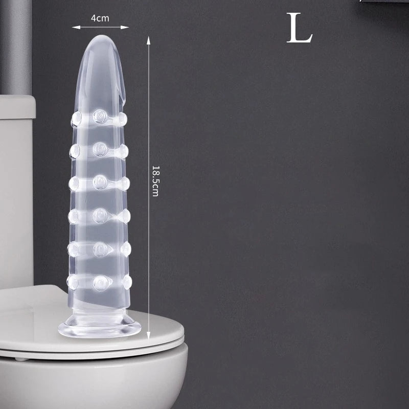 Textured Suction Cup Dildo | Hapsy