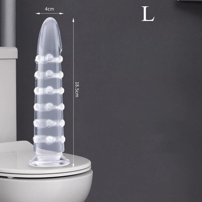 Textured Suction Cup Dildo | Hapsy