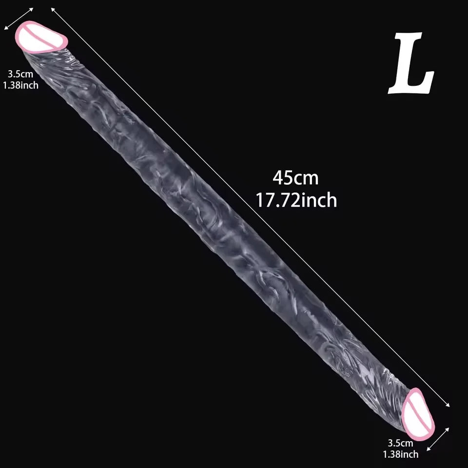 Double-Headed Dildo for Couples & Double Penetration