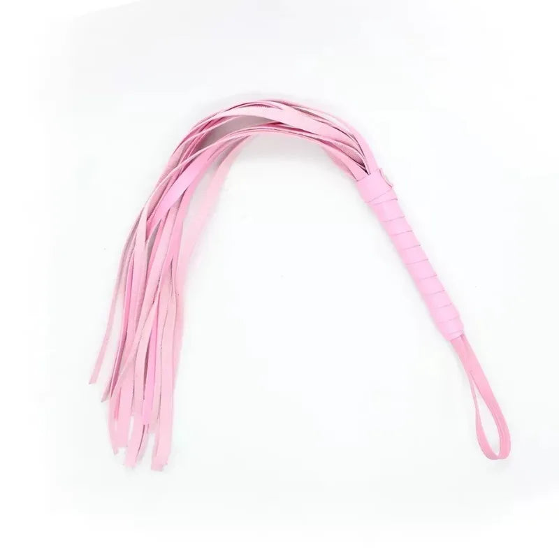 PU Leather Flogger Whip - 47cm | Hapsy