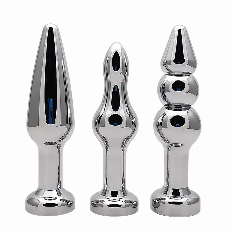 Metal Anal Plug - 3 Shapes | Hapsy