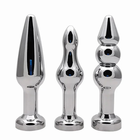 Metal Anal Plug - 3 Shapes | Hapsy