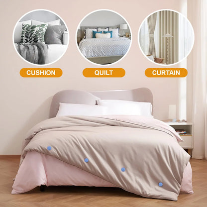 4-8PCS BedSheet Quilt Clip One Button Unlock Duvet Cover Fastener Clip Anti Slip Blanket Buckles Quilt Holder Fixator Grippers