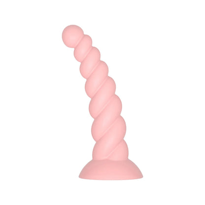 Textured Silicone Anal Plug with Suction Base | Hapsy