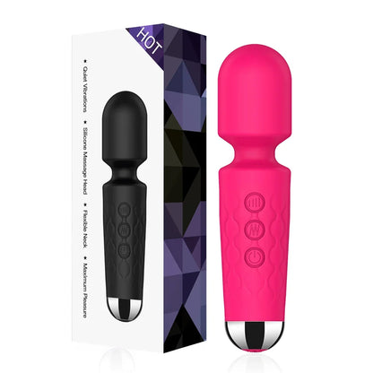 Mini Wand Vibrator - 20 Patterns & 8 Intensities | Hapsy