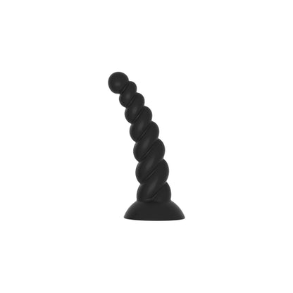 Textured Silicone Anal Plug with Suction Base | Hapsy