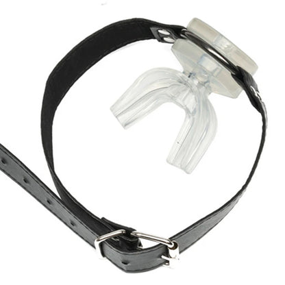 Adjustable Open-Mouth Ring Gag | BDSM Accessories | Hapsy