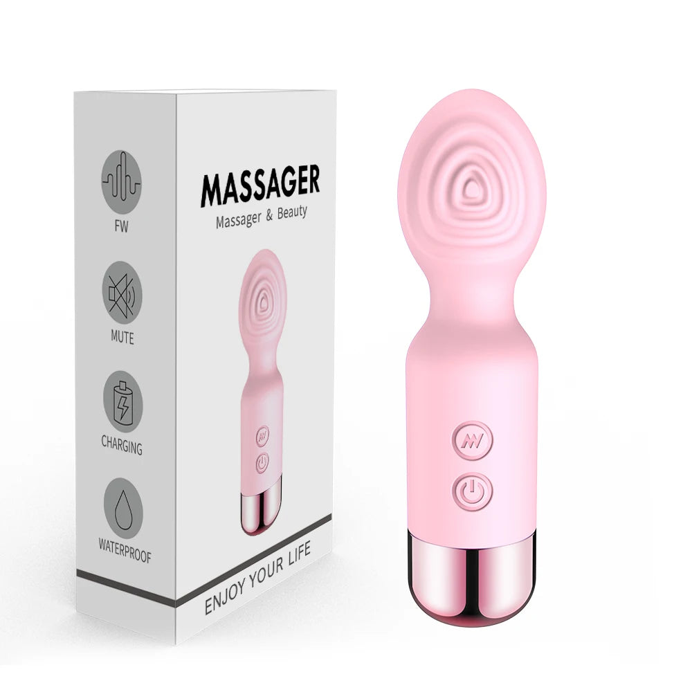 Mini Wand Vibrator – 10 Vibration Modes | Hapsy