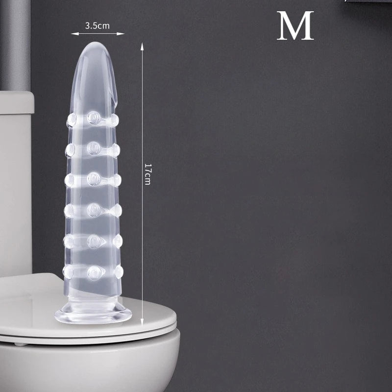 Textured Suction Cup Dildo | Hapsy