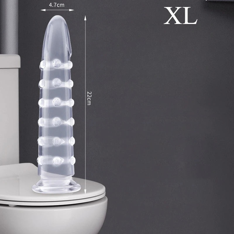 Textured Suction Cup Dildo | Hapsy