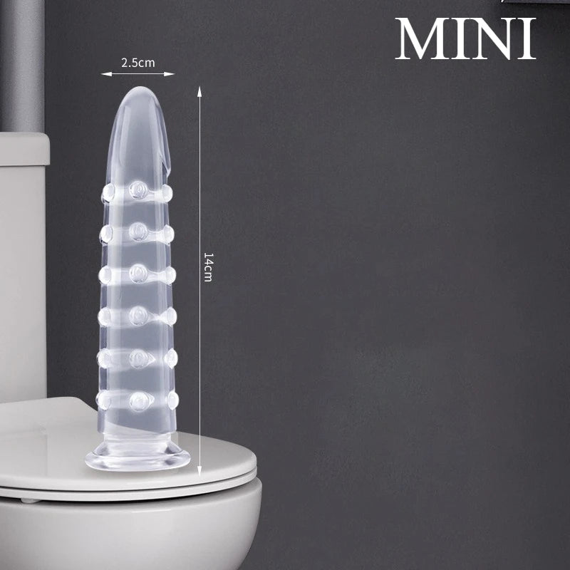 Textured Suction Cup Dildo | Hapsy