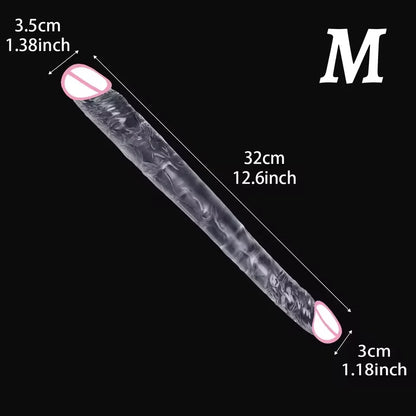 Double-Headed Dildo for Couples & Double Penetration