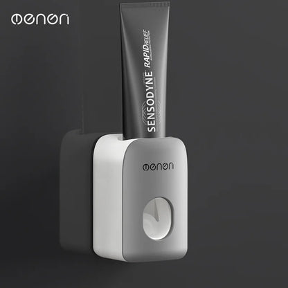 Automatic Toothpaste Squeezer Set Wall Mounted Non Perforated Toothpaste Toothbrush Storage Rack Toothpaste Rack