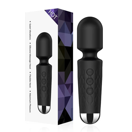 Mini Wand Vibrator - 20 Patterns & 8 Intensities | Hapsy