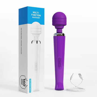 Rechargeable Magic Wand Massager – 160 Modes | Hapsy