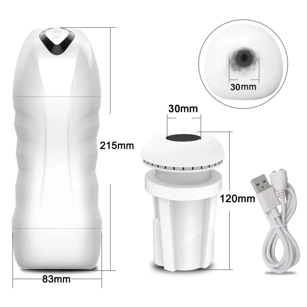 Automatic Suction & Vibration Male Masturbator | Hapsy