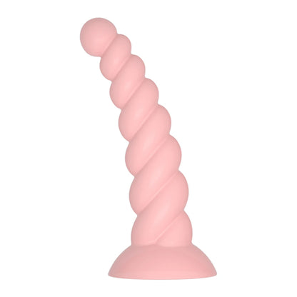 Textured Silicone Anal Plug with Suction Base | Hapsy