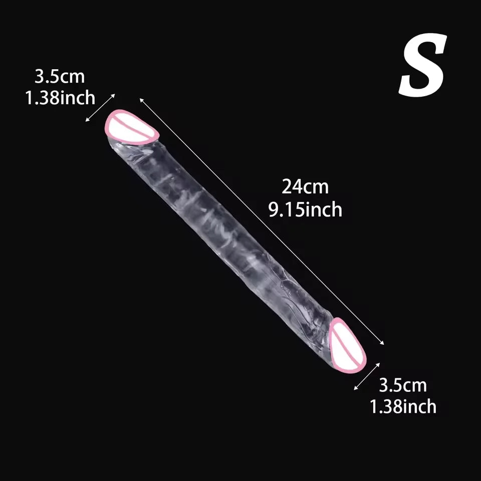 Double-Headed Dildo for Couples & Double Penetration
