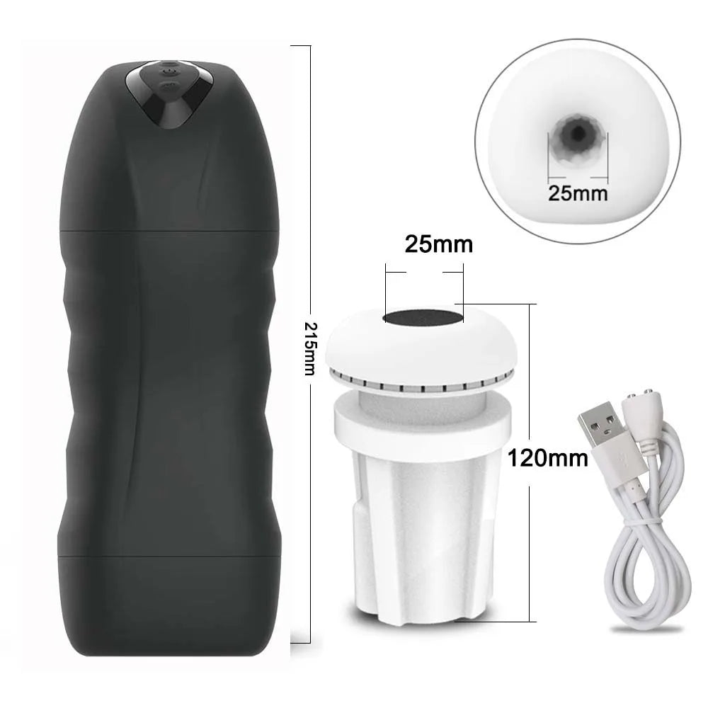 Automatic Suction & Vibration Male Masturbator | Hapsy