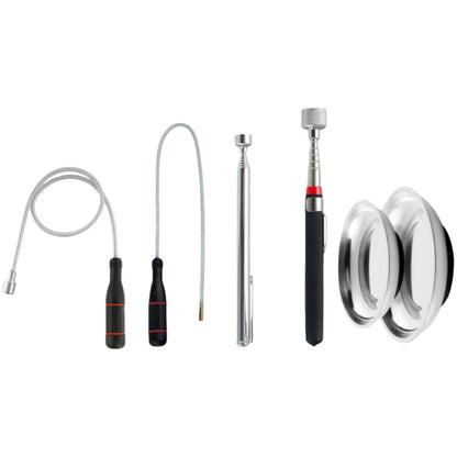 Telescoping Magnetic Pickup Tools Set Extendable Magnetic Pick Up Tools Flexible Bendable Spring Magnet Stick Magnetic Tray