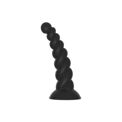 Textured Silicone Anal Plug with Suction Base | Hapsy